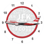 TWA 767 Wall Clock