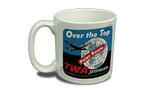 TWA Over the Top Bag Sticker  Coffee Mug