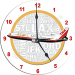TWA L1011 Last Livery Wall Clock