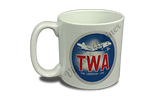 TWA DC-2 Lindbergh Line Bag Sticker  Coffee Mug