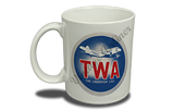 TWA DC-2 Lindbergh Line Bag Sticker  Coffee Mug