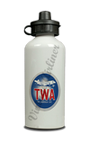 TWA DC-2 Lindberg Line Bag Sticker Aluminum Water Bottle