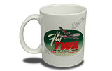 TWA Vintage Fly TWA Bag Sticker  Coffee Mug