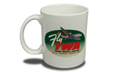 TWA FLY TWA Bag Sticker Coffee Mug