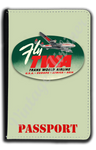 TWA 1950's Fly TWA Bag Sticker Passport Case