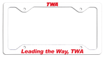 TWA - Leading the Way, TWA - License Plate Frame