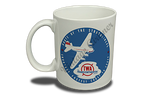 TWA Blue Route of the Stratoliners Bag Sticker  Coffee Mug