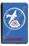 TWA 1940's Route of the Stratoliner Bag Sticker Passport Case