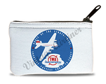 TWA Route of the Stratoliner Bag Sticker Rectangular Coin Purse