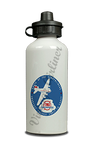 TWA Light Blue Route of the Stratoliner Bag Sticker Aluminum Water Bottle