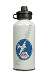 TWA Light Blue Route of the Stratoliner Bag Sticker Aluminum Water Bottle