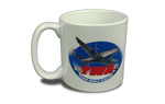 TWA Blue Connie Bag Sticker  Coffee Mug