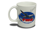 TWA Blue Connie Bag Sticker  Coffee Mug