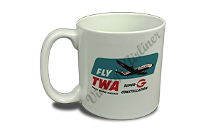 TWA Super G Constellation Bag Sticker Coffee Mug