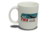 TWA Super G Constellation Bag Sticker Coffee Mug