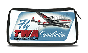 TWA 1940's Constellation Travel Pouch