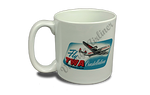 TWA 1940's Constellation Bag Sticker Coffee Mug