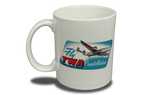 TWA Fly TWA Connie Bag Sticker  Coffee Mug