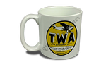 TWA 1930's Fokker F-10 Bag Sticker  Coffee Mug