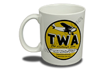 TWA 1930's Fokker F-10 Bag Sticker  Coffee Mug