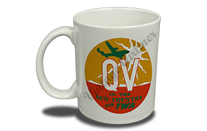 TWA QV in the Sun Bag Sticker  Coffee Mug