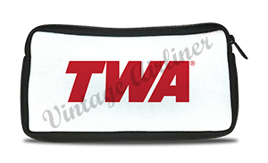 TWA Red Logo Travel Pouch