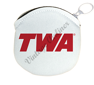 TWA Red Logo Round Coin Purse