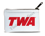 TWA Red Logo Rectangular Coin Purse