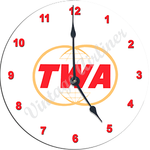 TWA Globe Logo Wall Clock
