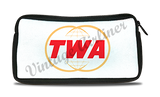 TWA 1969 Twin Globe Logo Travel Pouch