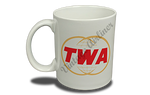 TWA Twin Globe Logo  Coffee Mug