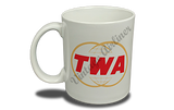 TWA Twin Globe Logo  Coffee Mug