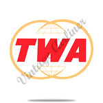 TWA Twin Globe Logo Round Coaster