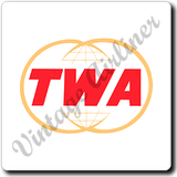 TWA Twin Globe Logo Coaster