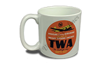 TWA 1930's DC-3 Bag Sticker Coffee Mug