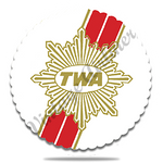 TWA Ambassador Badge Round Coaster