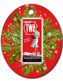 TWA 1950's Stewardess Ornament