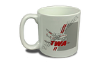 TWA 1947 Ticket Jacket Cover  Coffee Mug