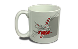 TWA 1947 Ticket Jacket Cover  Coffee Mug