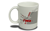 TWA 1947 Ticket Jacket Cover  Coffee Mug