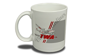 TWA 1947 Ticket Jacket Cover  Coffee Mug