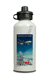 TWA European Travel Poster Aluminum Water Bottle