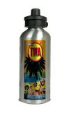 TWA Transcontinental & Western Air Aluminum Water Bottle