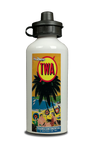 TWA Transcontinental & Western Air Aluminum Water Bottle