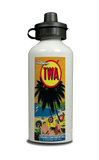 TWA Transcontinental & Western Air Aluminum Water Bottle