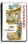 TWA 1950's Travel Images Passport Case