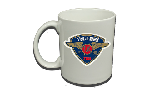 TWA 75 Years of Aviation Cover  Coffee Mug