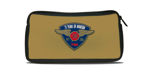 TWA 75 Years of Aviation Bag Sticker Travel Pouch