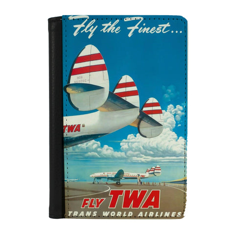 TWA Vintage Photo Passport Case
