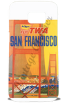 TWA 1960's San Francisco Vintage Travel Poster Phone Case